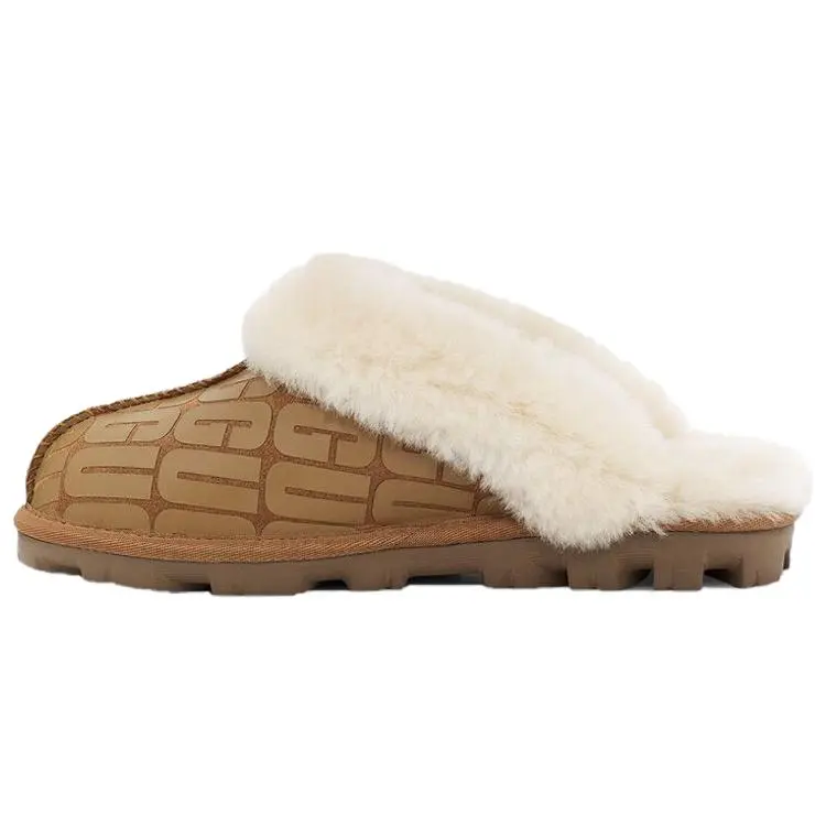 UGG Coquette Versatile Comfortable Trendy Print Slippers 1129473-CHE