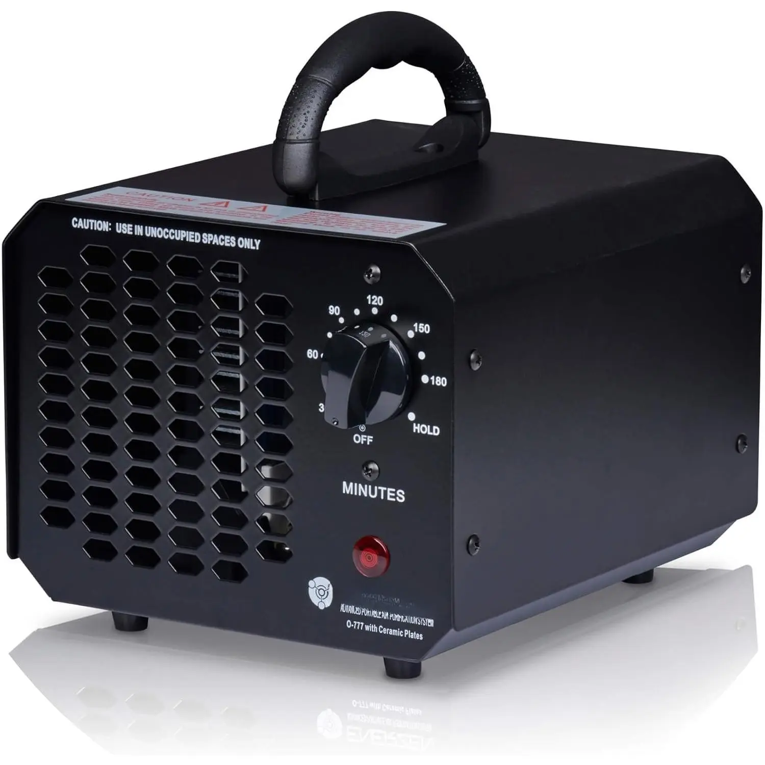 Ozone Generator 60,000mg Industrial O3 Air Purifier Deodorizer (60,000mg - Black)