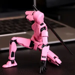 13 Titan Action Figure Multi-Jointed Movable Shapeshift Robot 3D Printed Mannequin Dummy Toys Ornament for Children Adult Gifts
