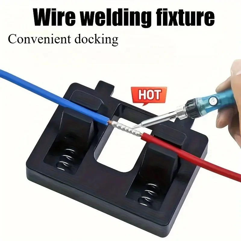 Professional Wire Welding Clamp, Spring Clip Design, Portable Adjustable Soldering Iron Holder, Fast Clamping and Release, Multi-Functional Tool