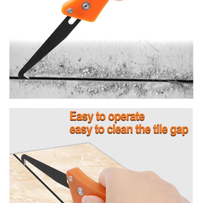 2pcs/Set Multifunction Tile Scraper Shovel Grout for Car Film Glass Snow Gap Filling Cleaning Ice Trowel Remover Construction Tool