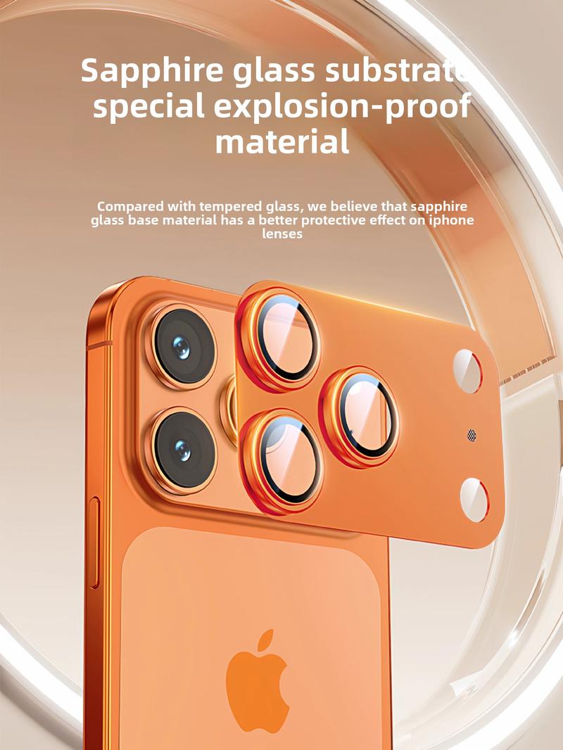Suitable for iPhone 17 Pro Max Metal Armor Lens Film IP17 Air Camera CD ...