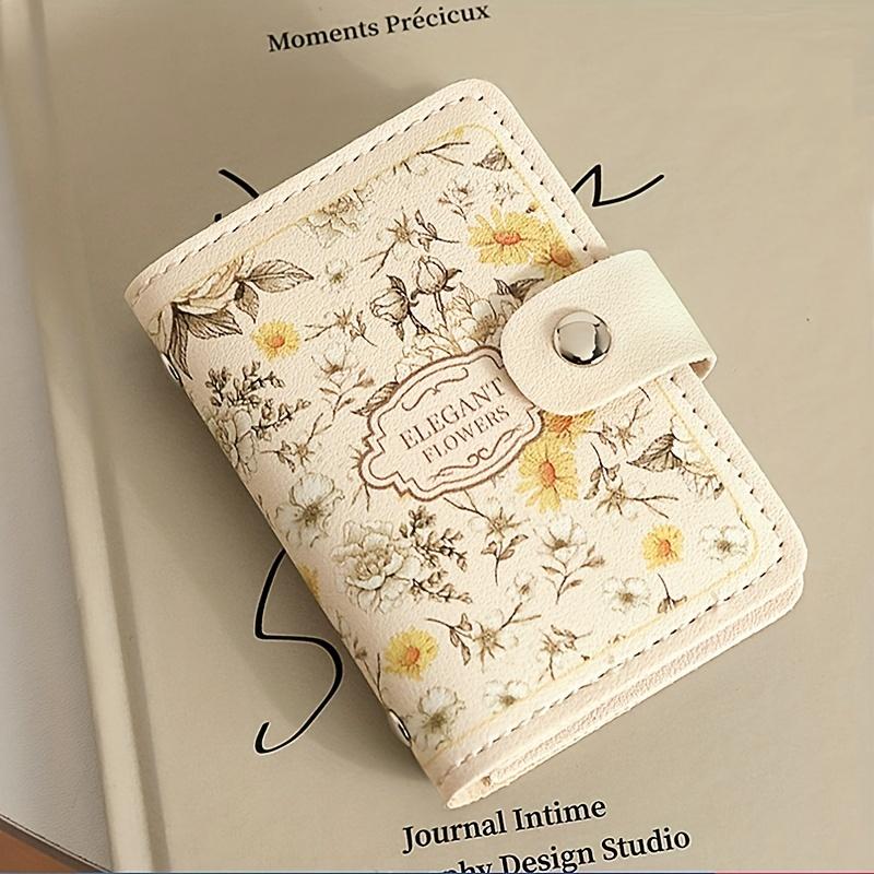 Women's Credit Card Holder Multi-Card Slot Card Holder Women's Exquisite Large Capacity Multi-Card Slot Compact Card Wallet Driver's License Integrated Bag Business Card Holder ID Card Holder