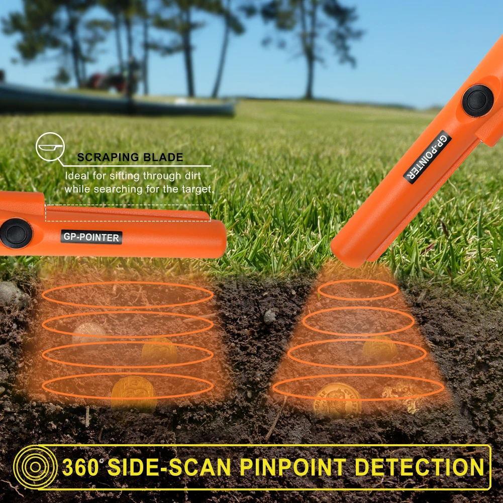 Portable Metal Detector, 360 Degree Scanning Handheld Precision Locator, Outdoor Portable Metal Detector, Suitable for Various Environmental Detection Needs, Metal Detector Pinpointer