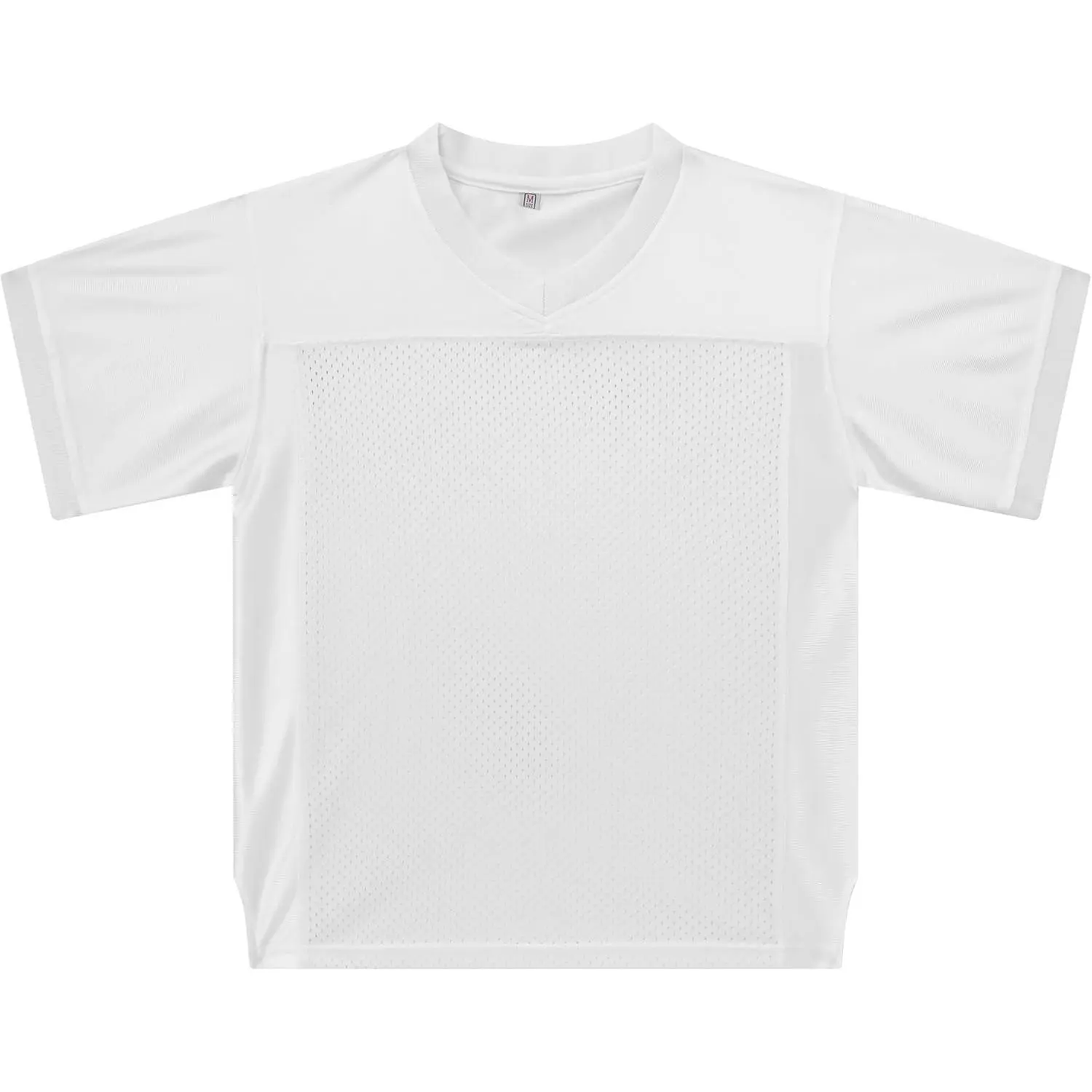 Blank Youth Football Jersey Mesh Athletic Football Shirt Practice Sports Uniform