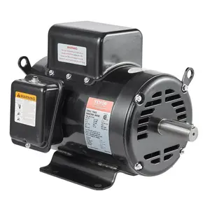 VEVOR 5HP SPL Air Compressor Electric Motor, 230V 17.6Amps, 56 Frame 3450RPM, 5/8 Keyed Shaft, 1.88 Shaft Length, CW/CCW Rotation (Factory Setting is CCW), Single Phase