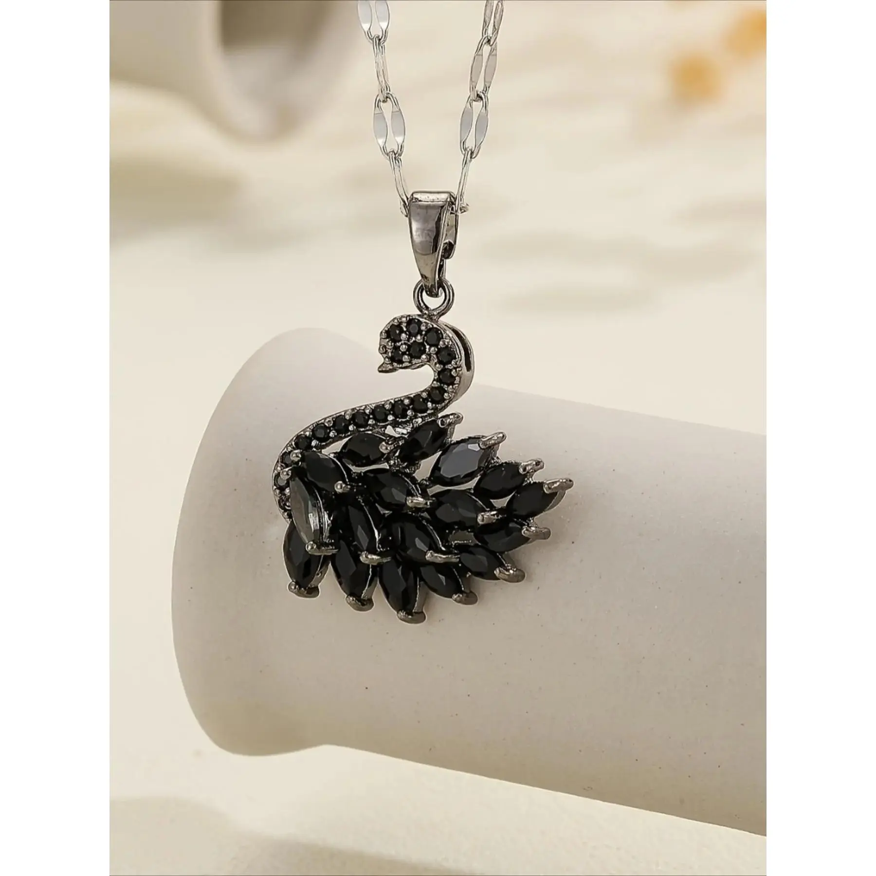 Swan Design Pendant Necklace for Women & Girls, Fashion Jewelry, Chic Gorgeous Jewelry for Party, Daily Clothing Decor, Trendy All-match & Exquisite Jewelry for Birthday Gift, Waterfowl necklaces