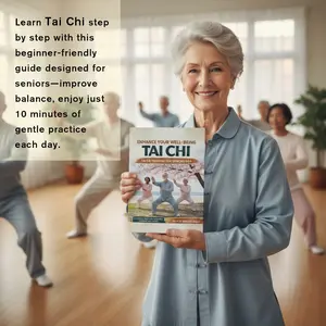 28-Day Tai Chi Guide for Seniors, Gentle Exercises for Balance and Joint Relief, 10-Minute Daily Practice, Ideal for Retirees and Home Wellness Lovers