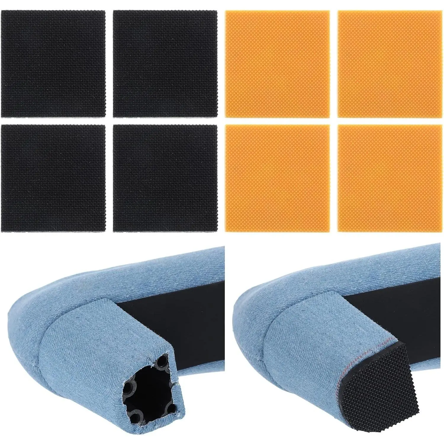 High Heels Patches, Rubber Boot Replacement Square Sole Repair Tips Anti Caps Tread Pad Non Slip Protectors