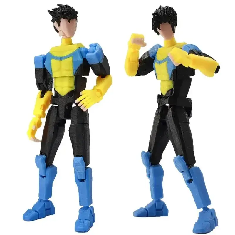 Mark Grayson Bulletproof Action Figure, 9l3d Printed Anime Collectible Model Toy, T13 Dummy13 Kids' Gift