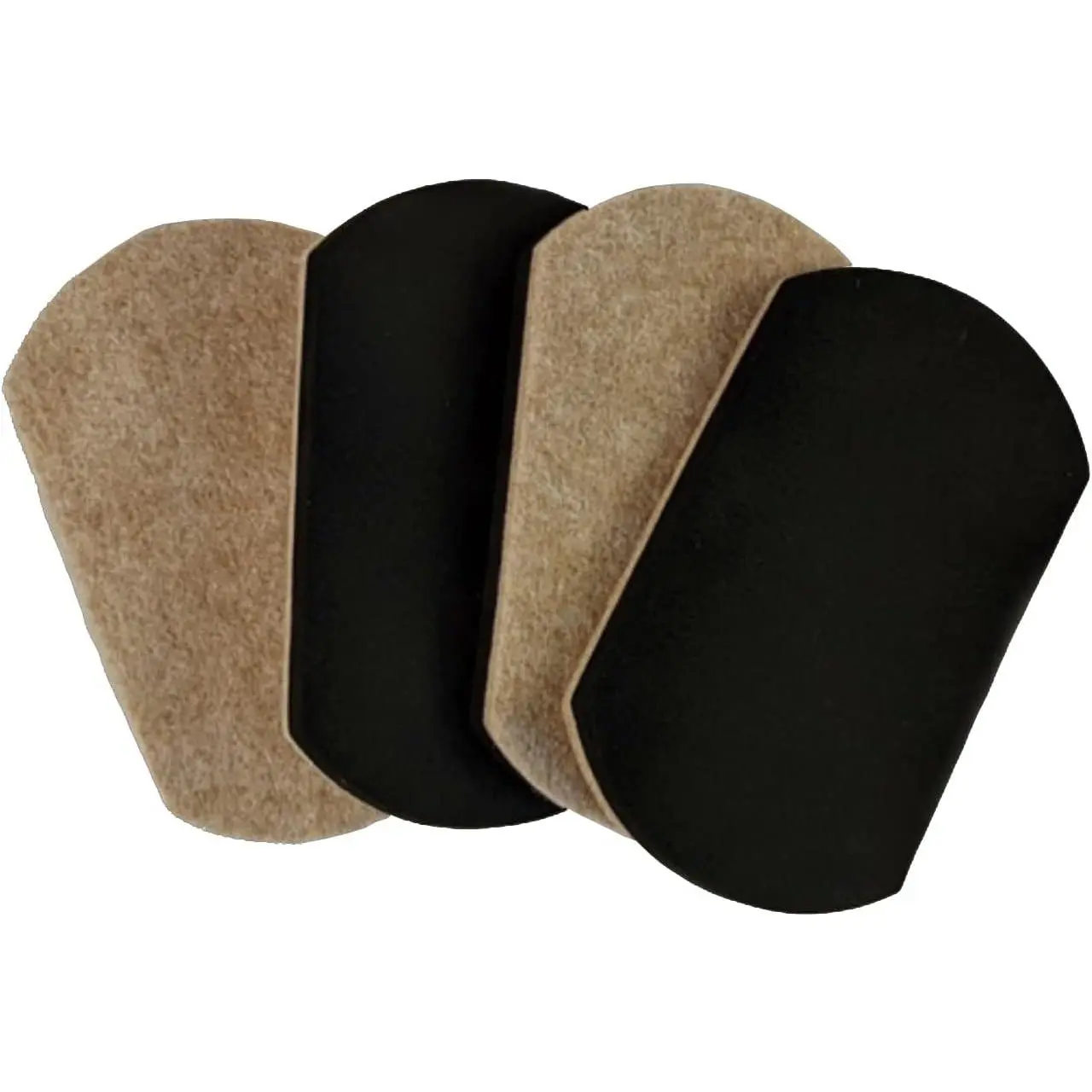 Furniture Slides for Hardwood, Tile, Luxury Vinyl, and Other Hard Surface Floors, 5.5” Long x 3.25” Wide (4 Slides per Set)