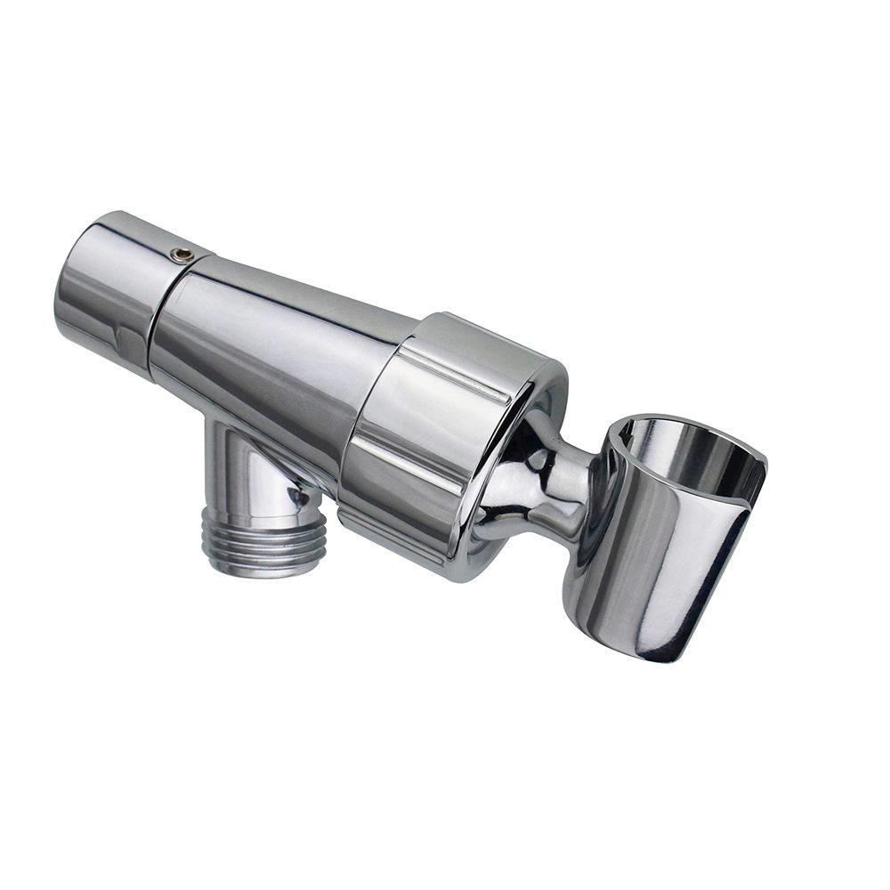 Bathroom 3-Way Diverter Socket - Faucet, Overhead Shower, and Shower Arm 3-Way Splitter & Mounting Adapter