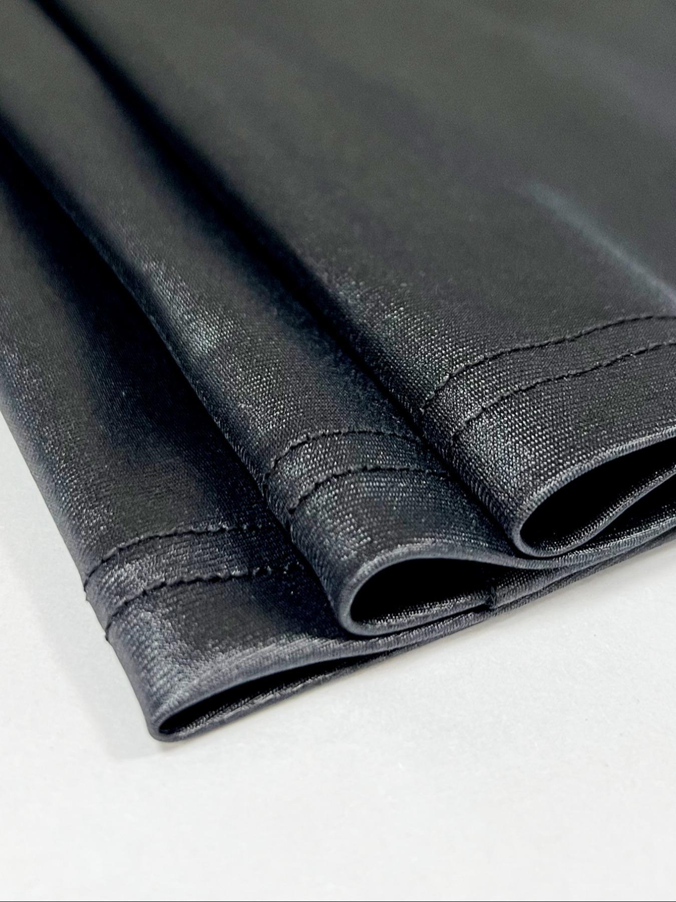 Women's Solid Color Belted Bodycon Side Slit Dress, Mock Neck Short Sleeve Midi Dress with Asymmetrical Hem, Minimalist Fashion Casual Dress for Daily Outdoor Wear, Womenswear for Summer, Formal Elegant Dress