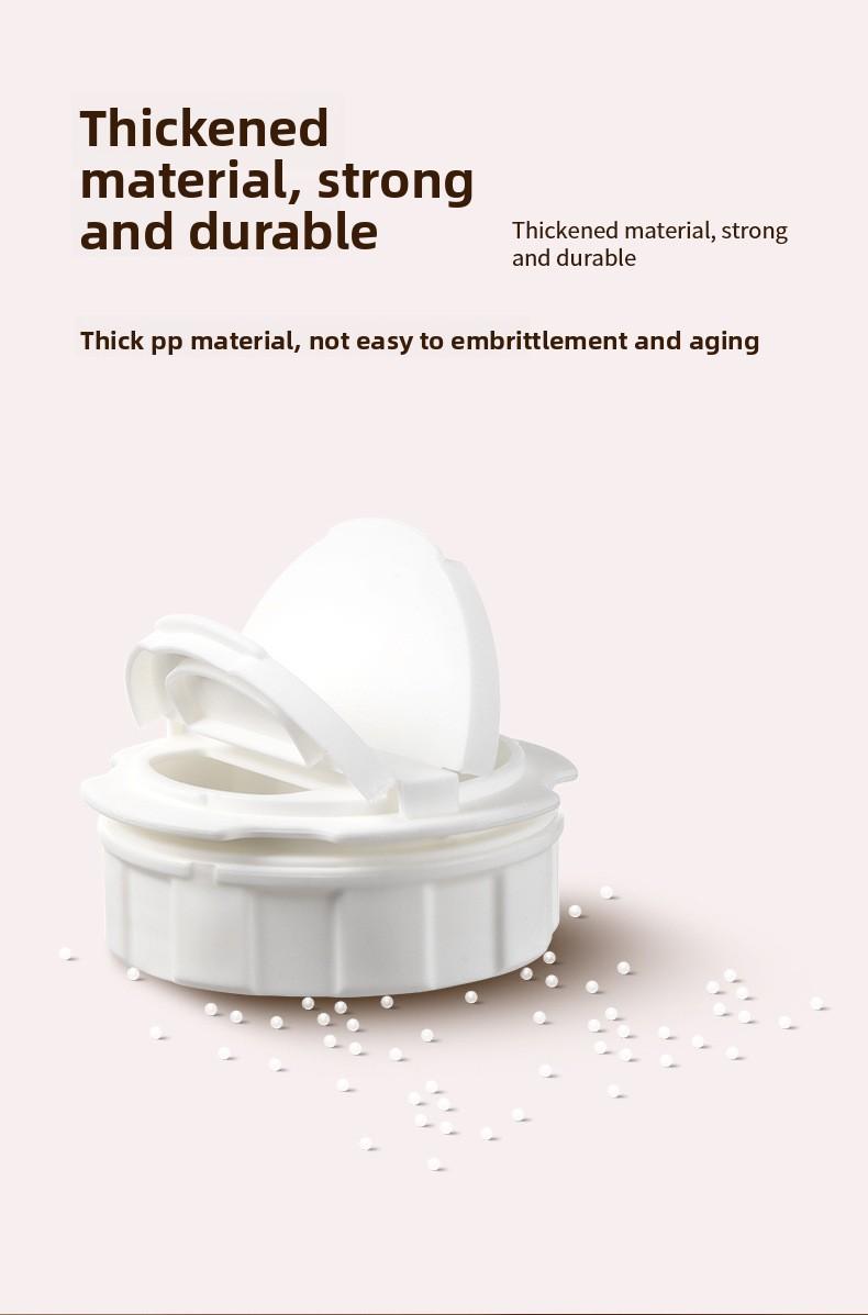 FaSoLa Kitchen Double-Opening Spout Moisture-Proof Sealing Lid for Oatmeal and Flour, Food Preservation Sealing Cover for Bagged Foods