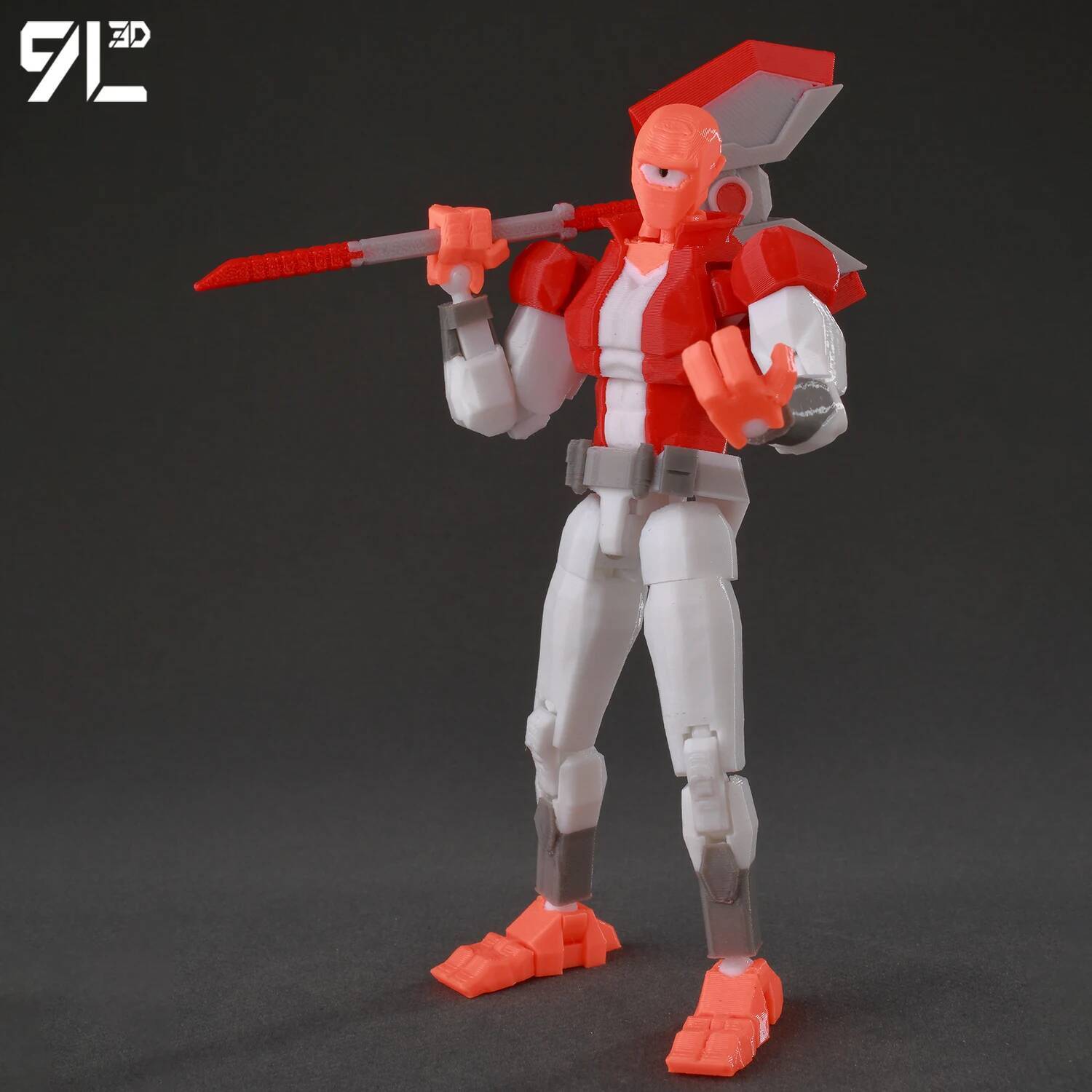9L3D Lucky 13 Invincible Boy Conquer​ Omni Action Figure 3D Printed Anime Model Multi-Jointed Poseable Collectible Toy Gift Fan
