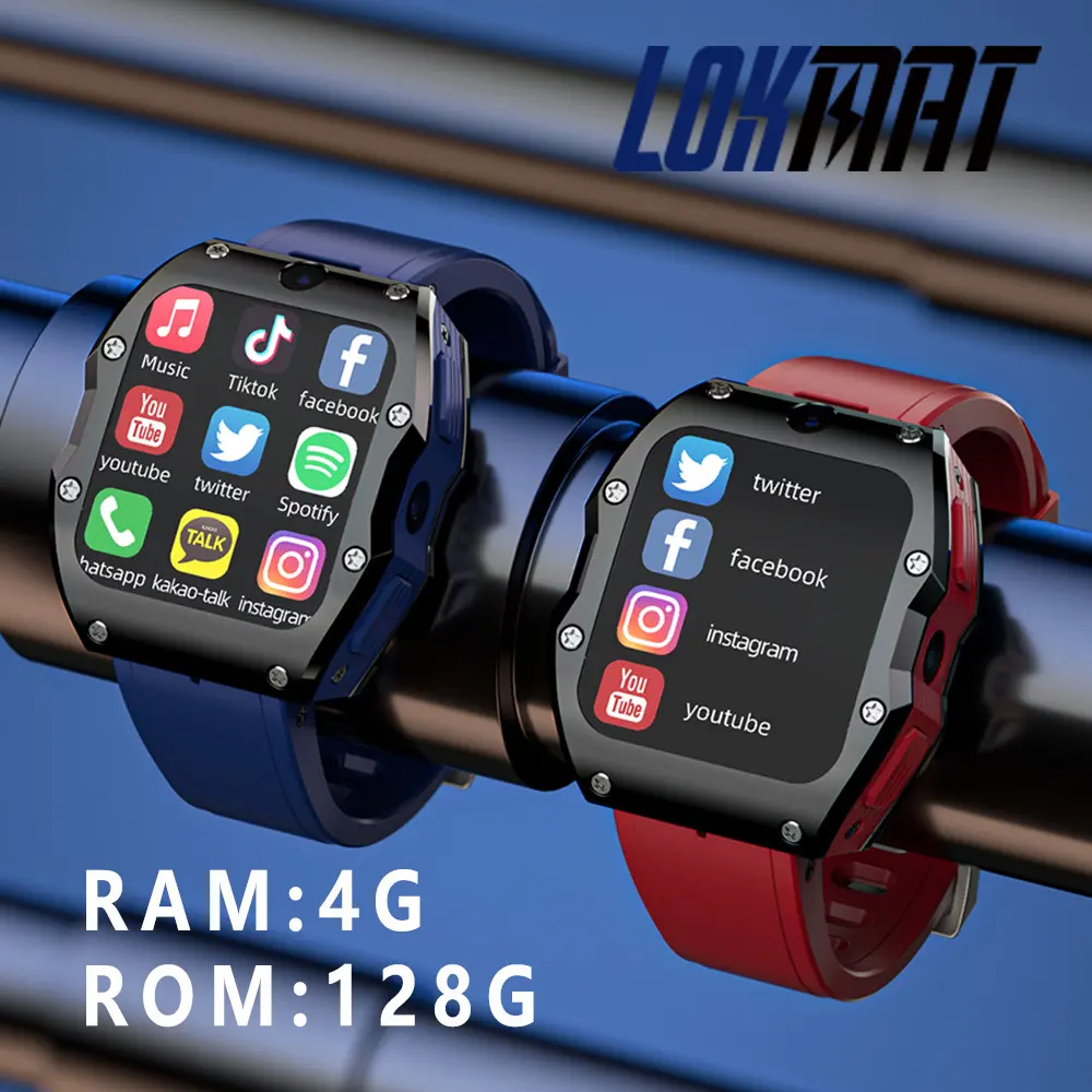 Hot TikTok Toy Lema Tong Foreign Trade Version APPLLP 3 MAX Phone Smartwatch with SIM Card Android 2.0inch Large Screen Internet GPS