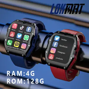 Hot TikTok Toy Lema Tong Foreign Trade Version APPLLP 3 MAX Phone Smartwatch with SIM Card Android 2.0inch Large Screen Internet GPS