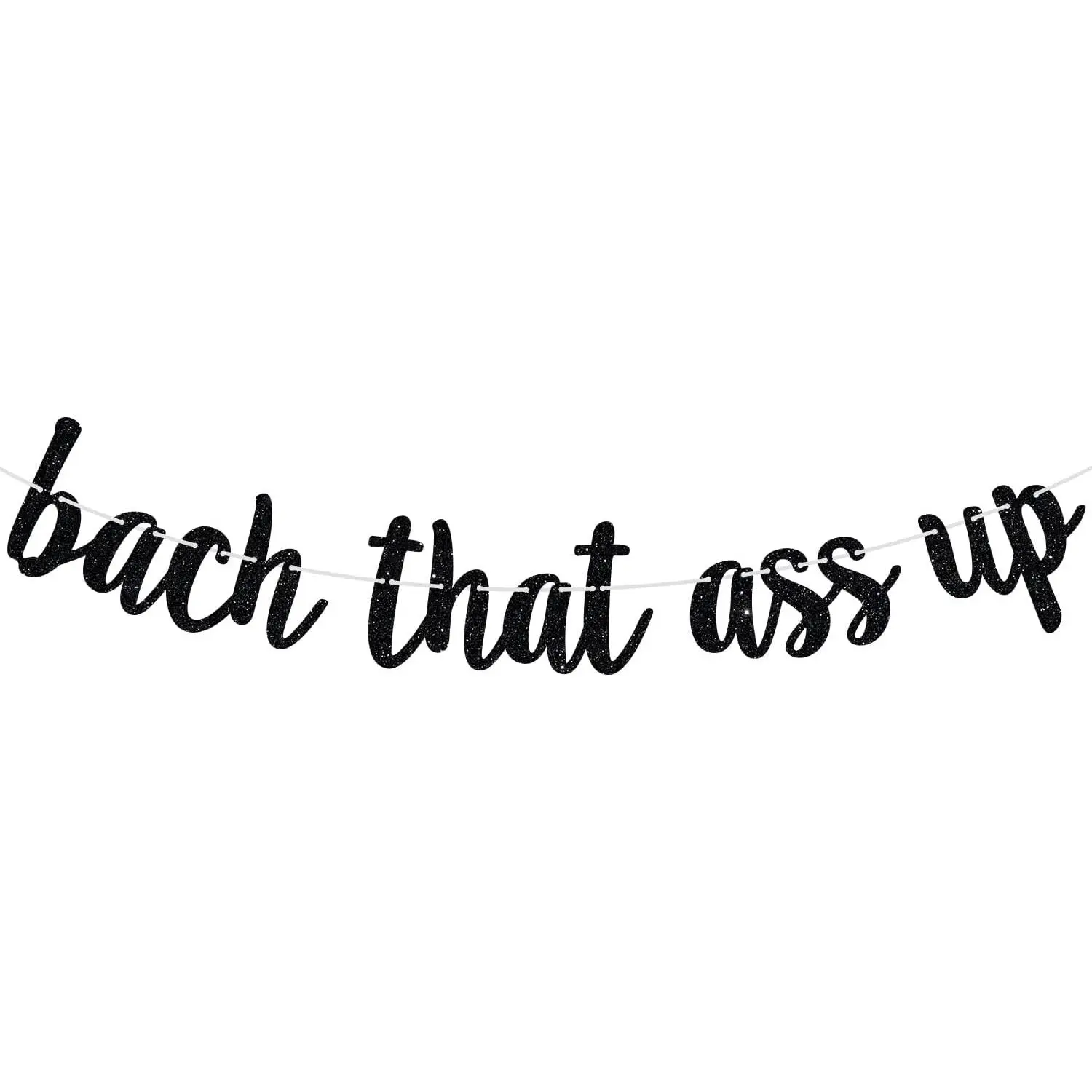 Bach That  Up Banner, Bachelorette Banner, Bach and Boozy Bunting Sign, Bachelorette Bridal Shower Wedding Party Decorations Black Glitter