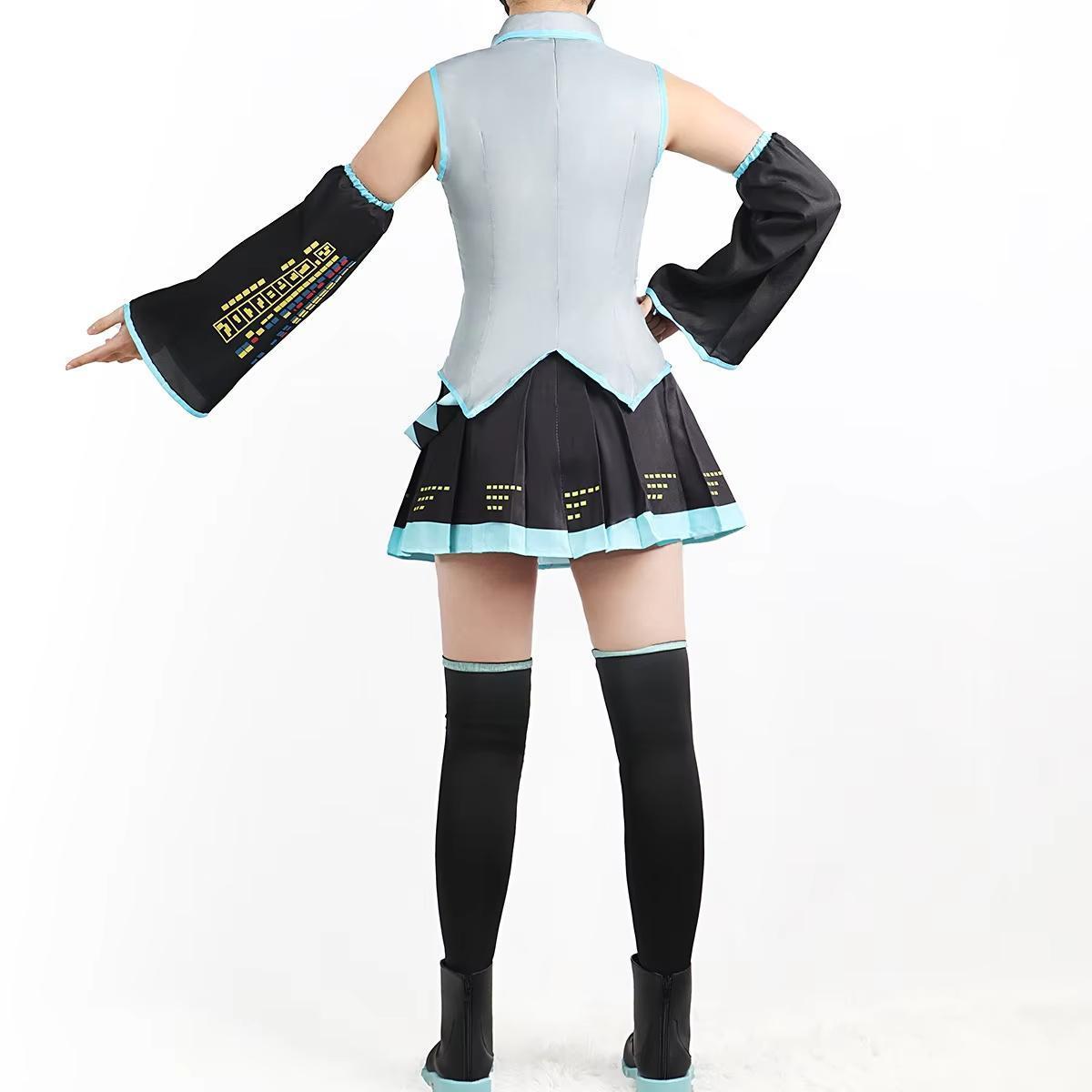 Anime Figures Performance Clothes Miku Cosplay Costume JK Skirt Suit Wig Accessories Halloween Carnival Party Comic Con
