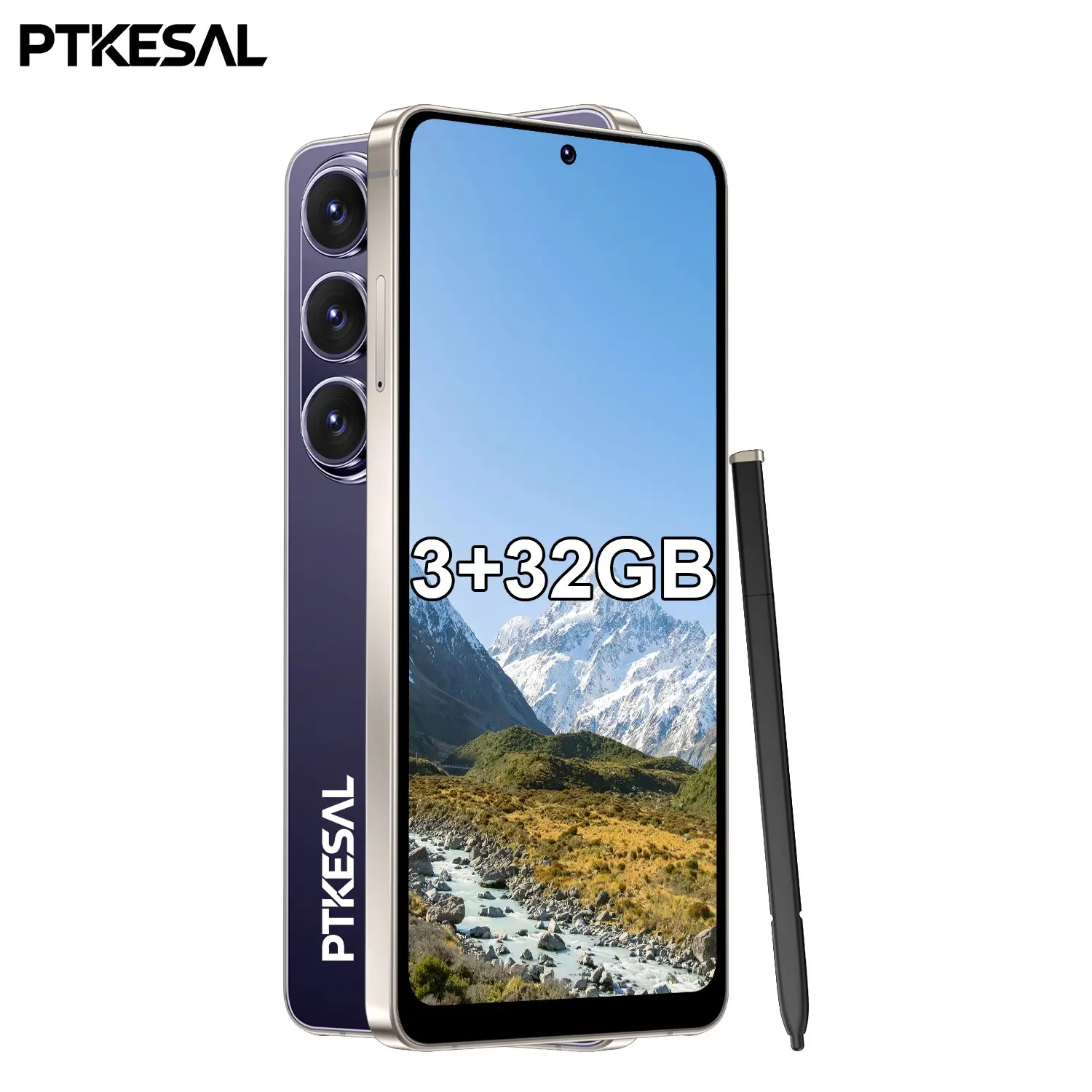 PTKESAL-26 Ultra 6.75-inch high-definition large screen 720 × 1600 resolution 4100mAh long battery life 3GB+32GB MTK6762 500+13 million dual camera 4G dual card dual standby Android 12.0 Bluetooth WiFi face unlock comes with a stylus