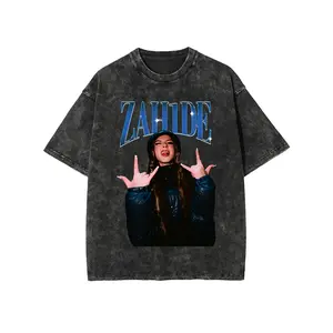 25 Summer  T-Shirt German Singer Zahide Short Sleeve Pure Merch Tee Unisex Crew Neck Black T-Shirt