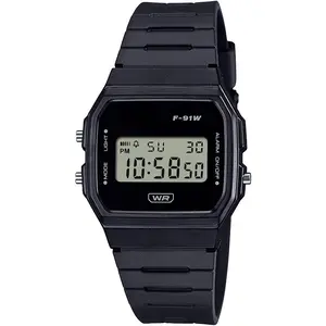 Digital Watch, Water Resistant Lightweight Wristwatch with LED Light, 1/100 Sec Stopwatch, Daily Alarm, Date, Day Display and Long Battery Life for Daily Wear, Sports and Outdoor UseDigital Watch, Water Resistant Lightweight Wristwatch with LED Light, 1/1