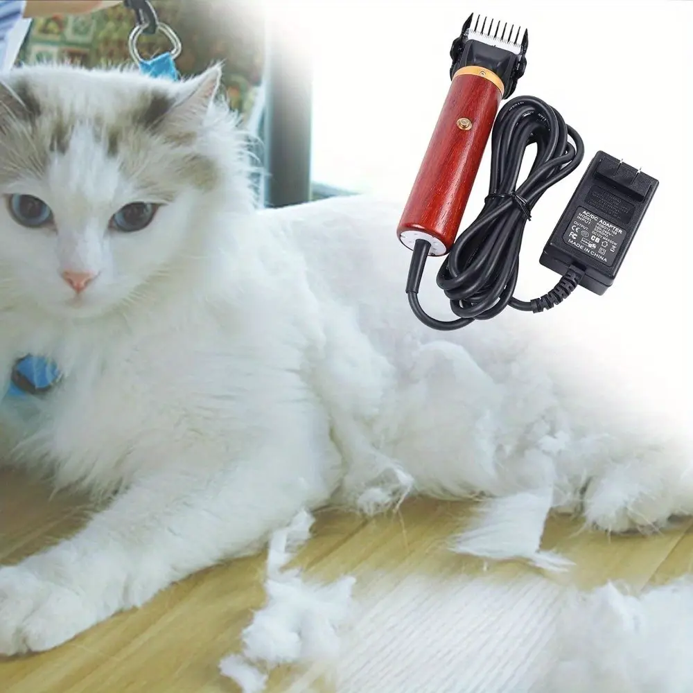 Electric Clippers Animal Shave Grooming Farm 10ft Sheep Shears with Plug 55W 7200Rpm Dual Voltage for Dogs Cat Goat Alpaca, Livestock Pet Supplies Pet grooming products