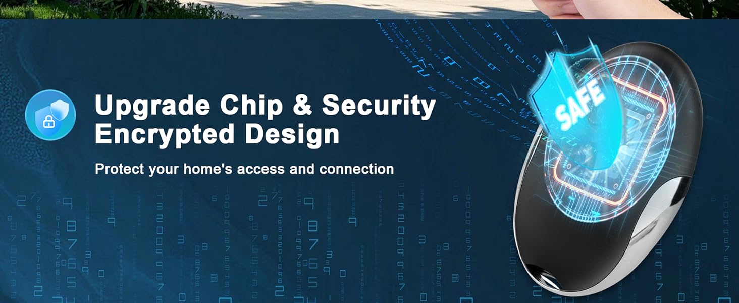 Door Remote Keychain Yellow Button Compatible with 891LM/893LM/950ESTD/953ESTD