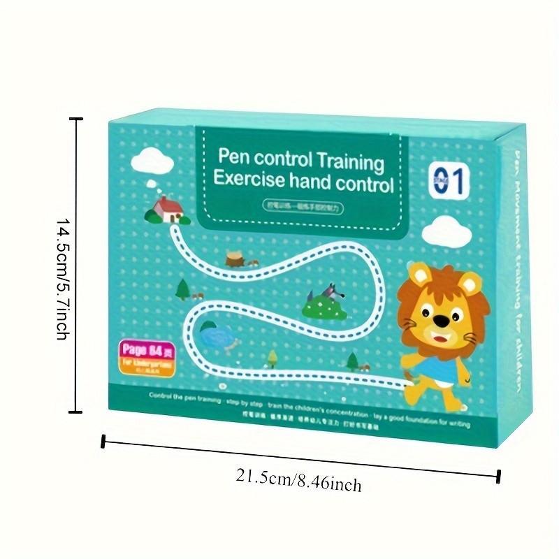 Magic Copybook Set with Random Color Accessories, 1 Set 64 Pages Tracing Book, Educational Drawing Book for Birthday Gifts, Durable Drawing Pad