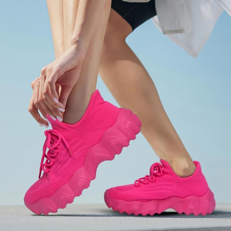 (New)Women's Nurse Shoes Black - Professional Comfort Work Sneakers |     Lightweight Walking Shoes for Women, Non-Slip Yoga Running Shoes |     Yellow App Fashion Sneakers