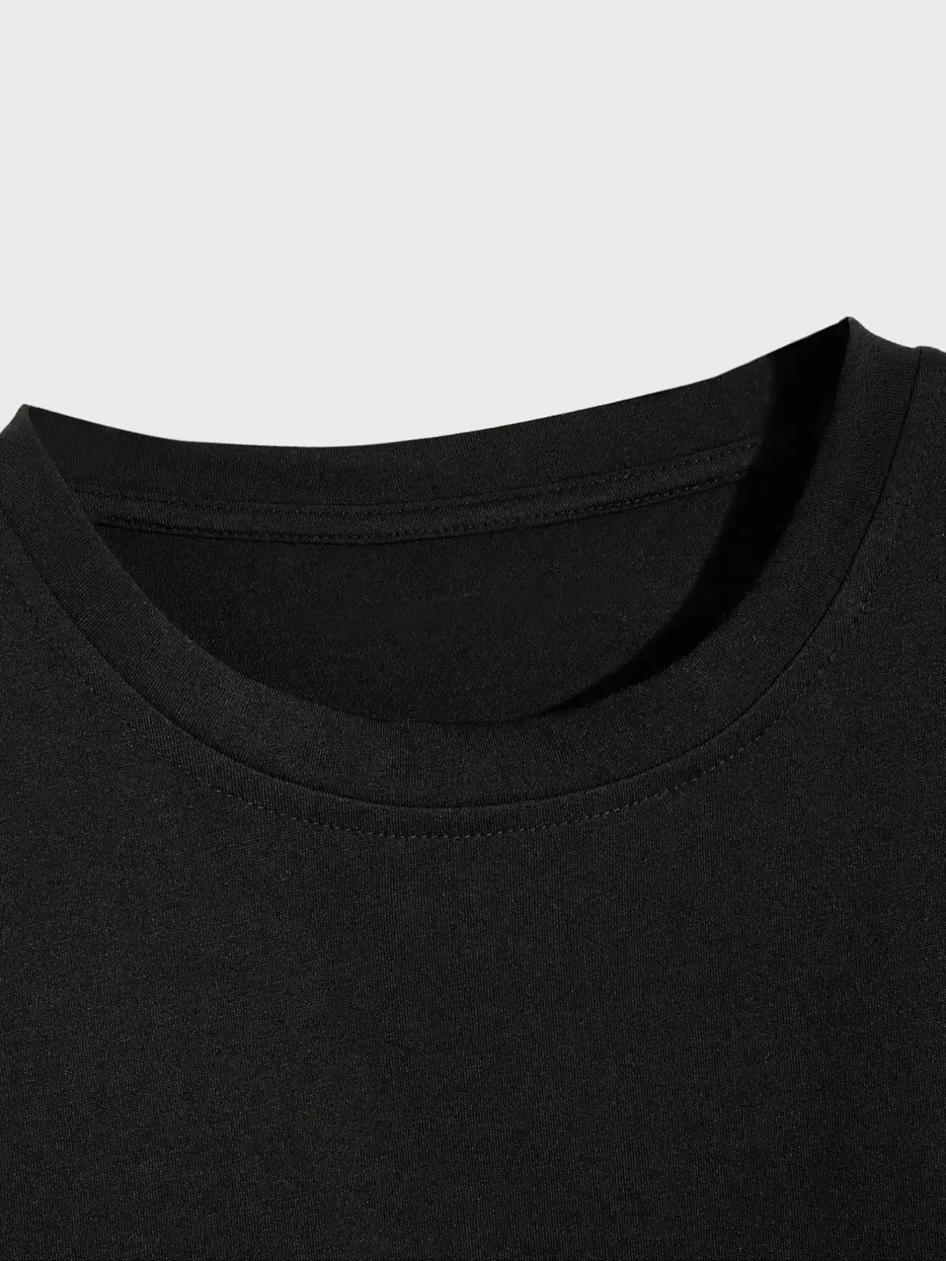 Men's Graphic Print Round Neck Vest Tank Top, Casual Sleeveless Top for Summer, Men's Clothes for Daily Wear