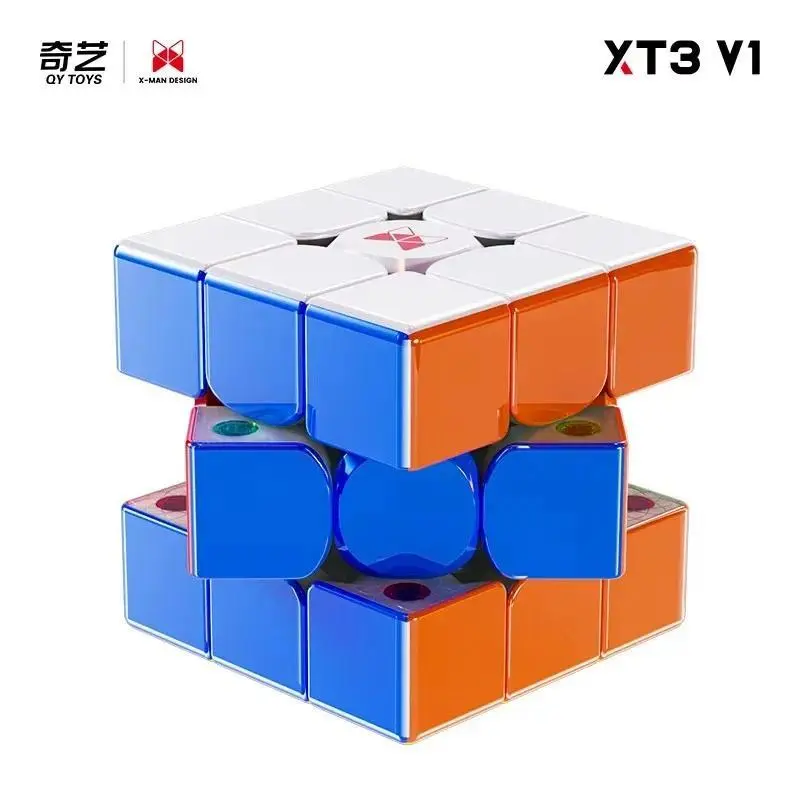 New Qiyi XMD XT3 V1 3x3 Cube Pioneer UV Magnetic Magic Professional Speed Cube Stickerless XT3 3x3x3 Toys Magico Puzzle Fun Toys
