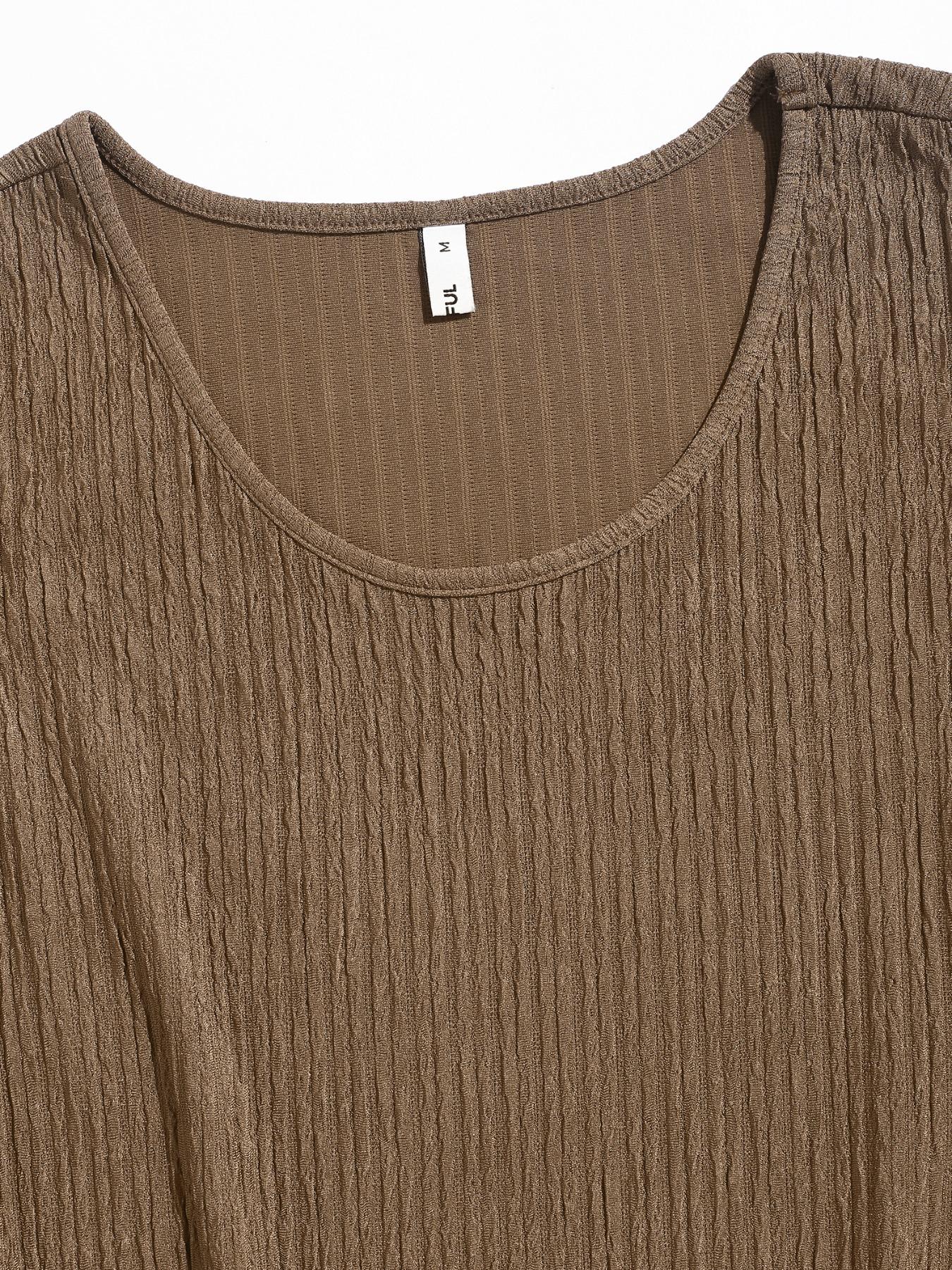 ZAFUL Men Solid Tank Top & Wide Leg Pants Men's 2 Piece Set Casual Knitted Solid Sleeveless Scoop Neck Tank Top and Elastic Waist Wide Leg Pants