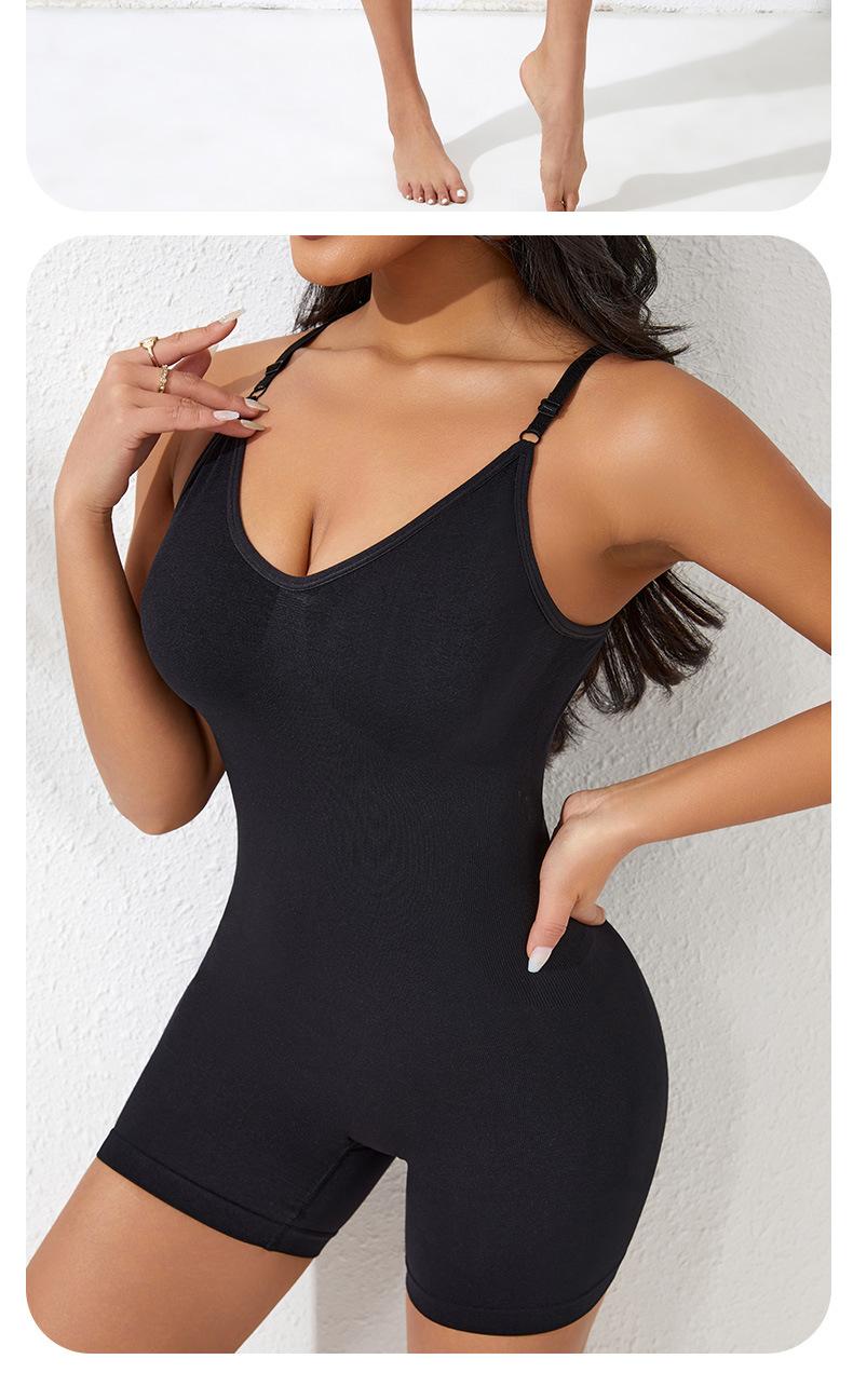 Large Size Colombian Shapewear Faja Waist Trainer Full Body Tummy Control Lift The Hips Hourglass Figure Womenswear Bodysuit Plus Size Seamless Breathable Mesh Panels 4-Way Stretch Comfortable Compression Fabric Unlined Plunge Thong