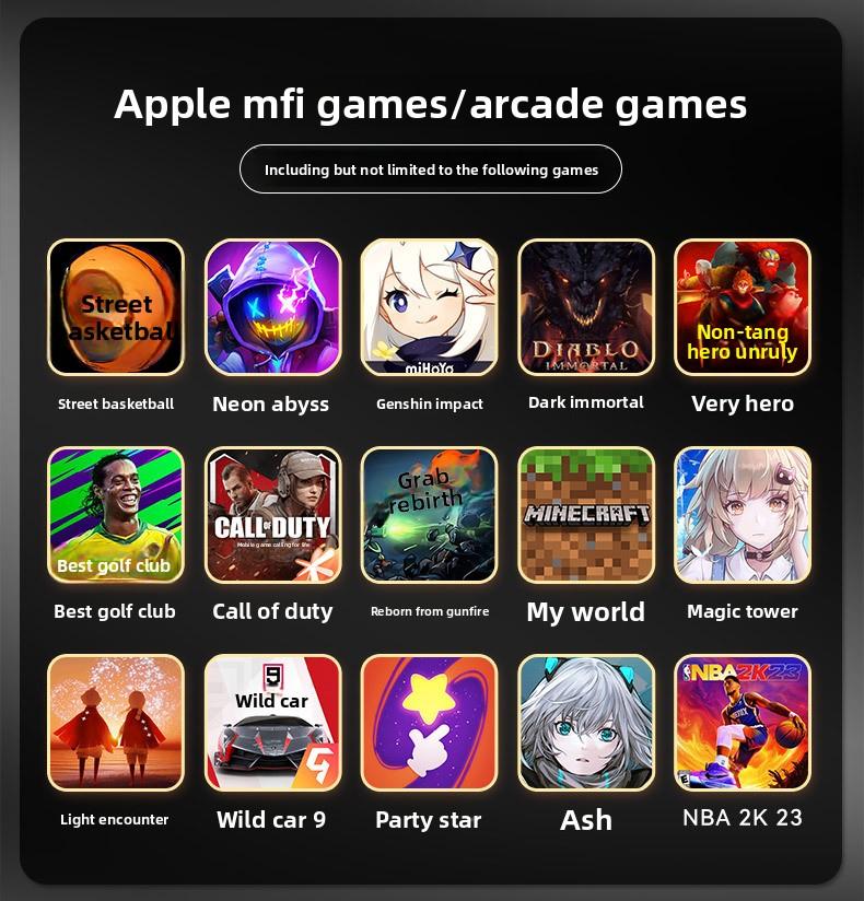 Dual Hall Effect Telescopic Gamepad - D6DP Wireless Controller for Switch Android iOS Windows