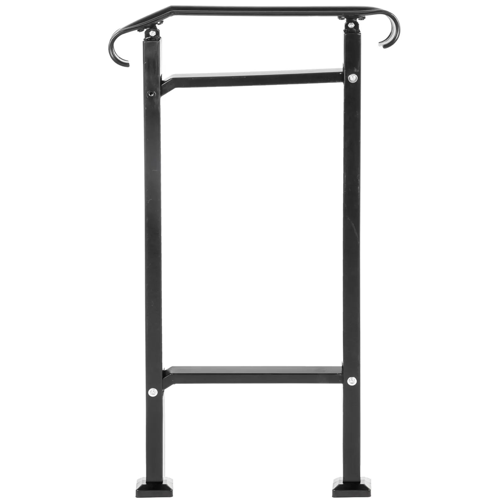 Outdoor Stair Railing, Fit or Steps Wrought Iron Handrail, Wrought Iron Construction, Adjustable Front Porch Hand Railings, Stylish & Delicate Design