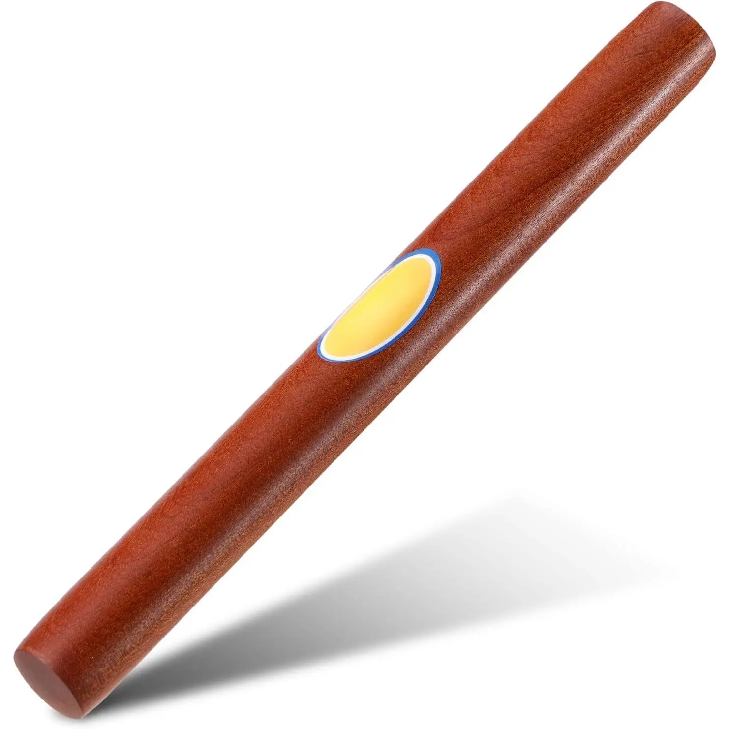 Rolling Pin (15.75 Inches), Non-Stick Rolling Pin for Baking,  Sapele  Dough Roller for Pizza, Fondant, Pie, Cookie, Pastry, Essential Kitchen Tool