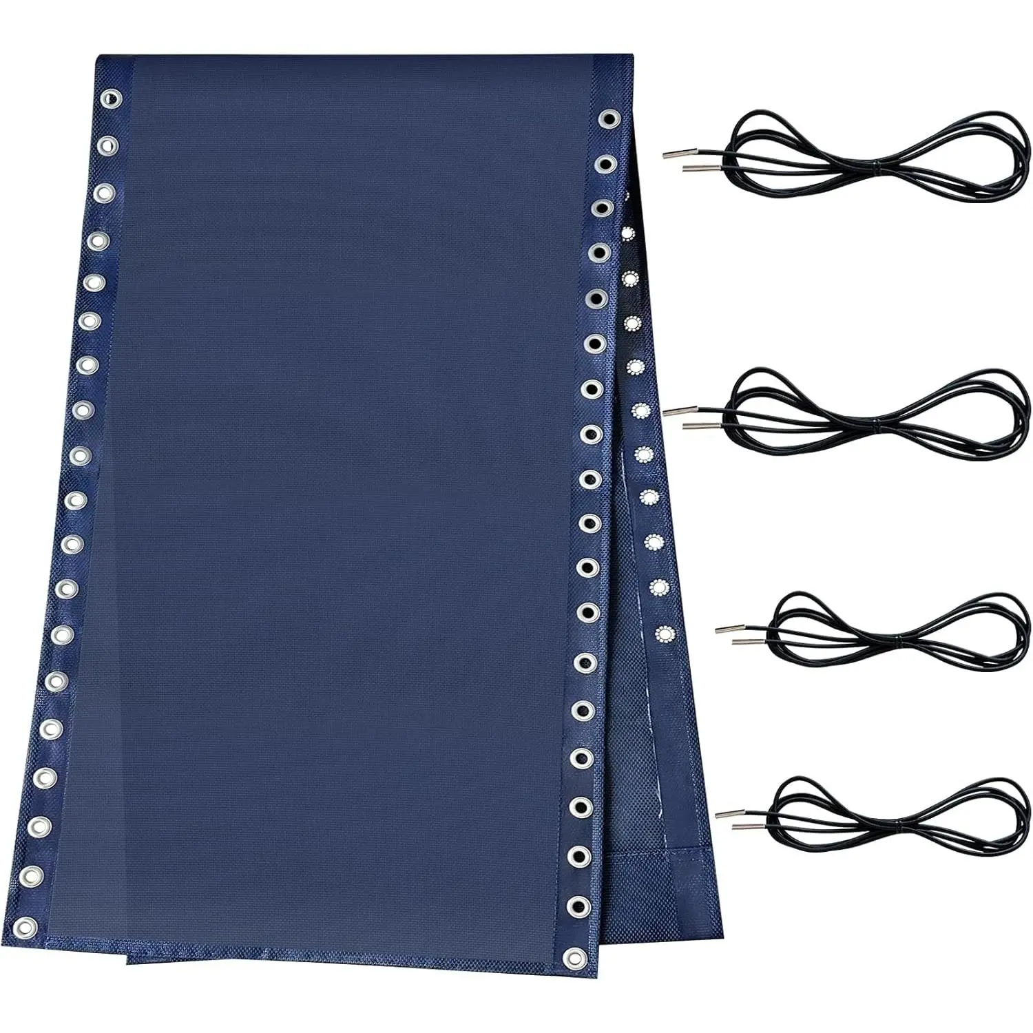 Zero Gravity Chair Replacement Fabric Kit, 21" W x 63" L Repair Cloth with Replacement Bungee Cord for Anti Gravity Folding Lounge Lawn Beach Sling Chair, Blue