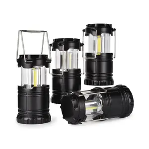 Portable LED Camping Lantern Battery Operated Emergency Light, Foldable Design for Indoor Outdoor Use, Perfect for Hiking & Power Outages