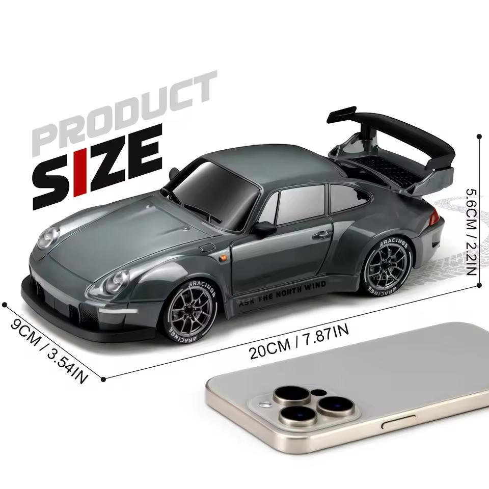 1:24 Remote Control Drift Car, 2.4G 4WD RC Car, RC Model Car, Remote Controlled Car, with Lights and Extra Tires, 1 Box, Perfect Birthday Gift for Kids