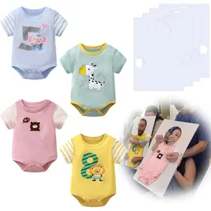4 Sets Feed Me Baby Shower Games Include Foam Kt Board and Baby Clothes with Tape Funny Bridal Party Activities Twerk Play for Gender Reveal Party Supplies Decor