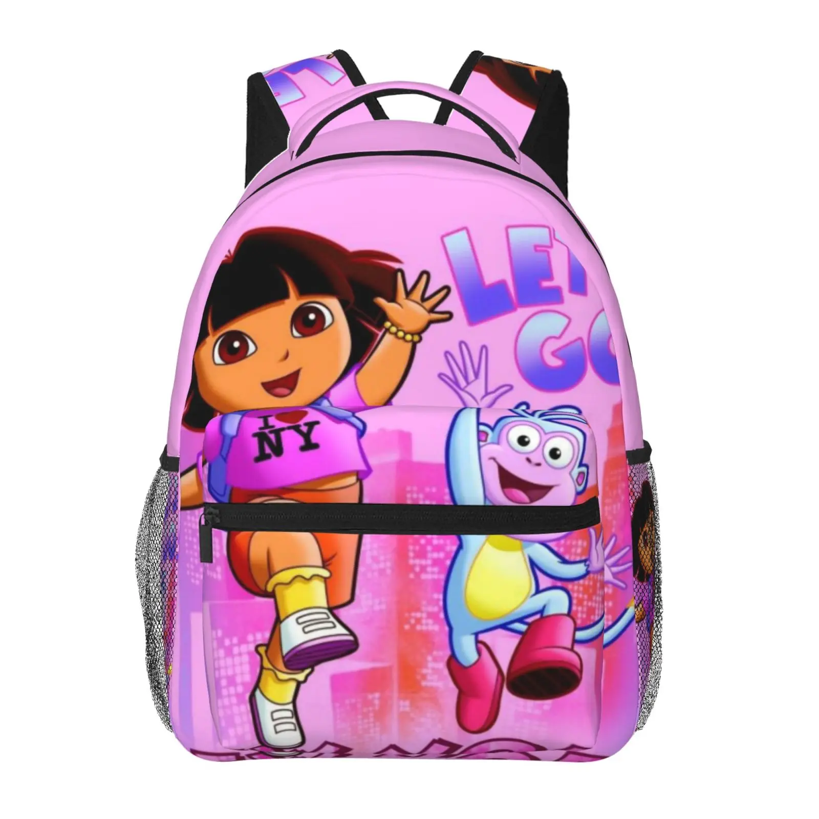 Kids backpack, Anime Dora1 School bag, Cute Cartoon Backpacks for girls boys, Adjustable Straps Bookbag for School Travel Office Daily Use