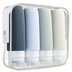 Colorful Leak-Proof Durable Travel Bottle Set, Shampoo Cosmetic Lotion Dispenser, Silicone Split Bottles, Perfect for On-The-Go Use