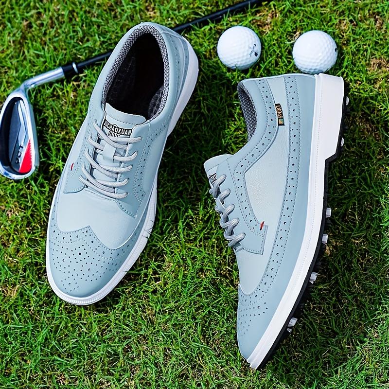 Men's Adult Golf Shoes, Anti-Slip Sneakers with Spikes, Grip-Enhanced Golf Spike Shoes for Men and Women, Matching Couple's Golf Spike Shoes