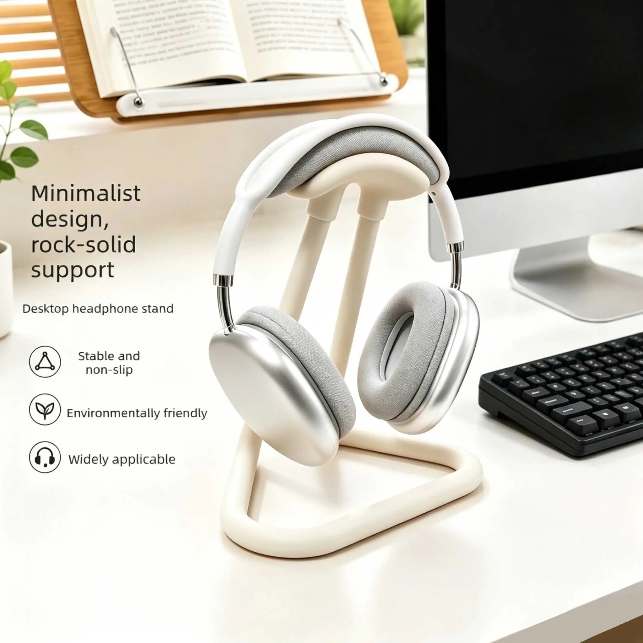 Headphone Stand,Universal for Various Headphones, Anti-Slip Base, Durable and Sturdy, Ideal for Storage, Display, and Protection