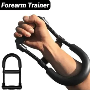 Adjustable Forearm Trainer, Forearm Exerciser, Forearm Strengthener with Custom Resistance, Grip Strength and Wrist Workout Equipment, Portable Home Gym Tool for Athletes and Climbers