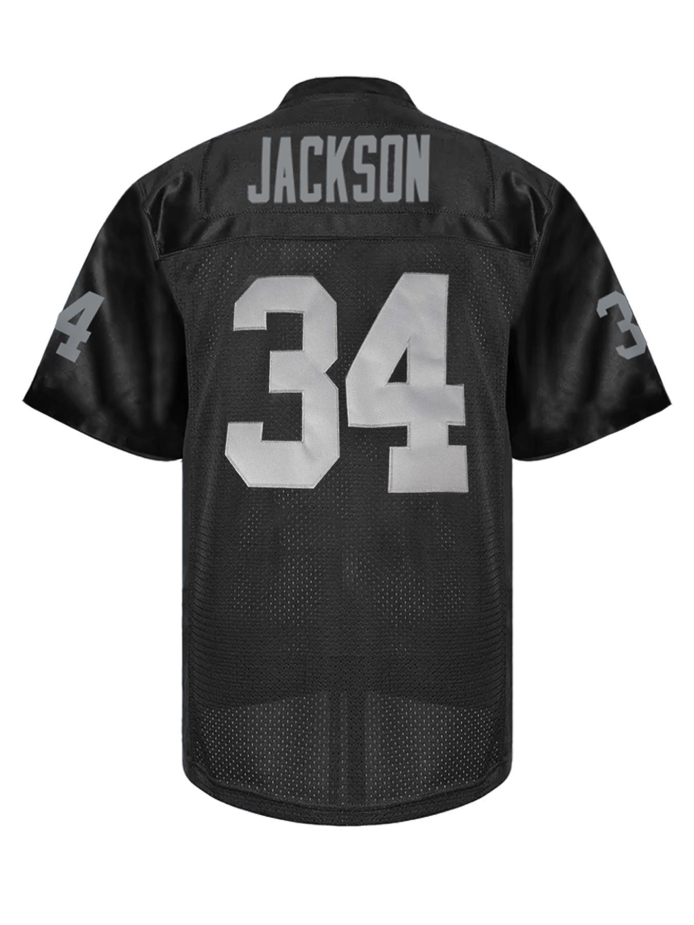 Men's #34 Letter Embroidered American Football Classic Throwback Jersey Shirts, Loose V-Neck Classic Retro Mesh Short Sleeve Pullover Sportswear Suitable For Streetwear Hip-Hop, Football, Daily Party, Sports Training