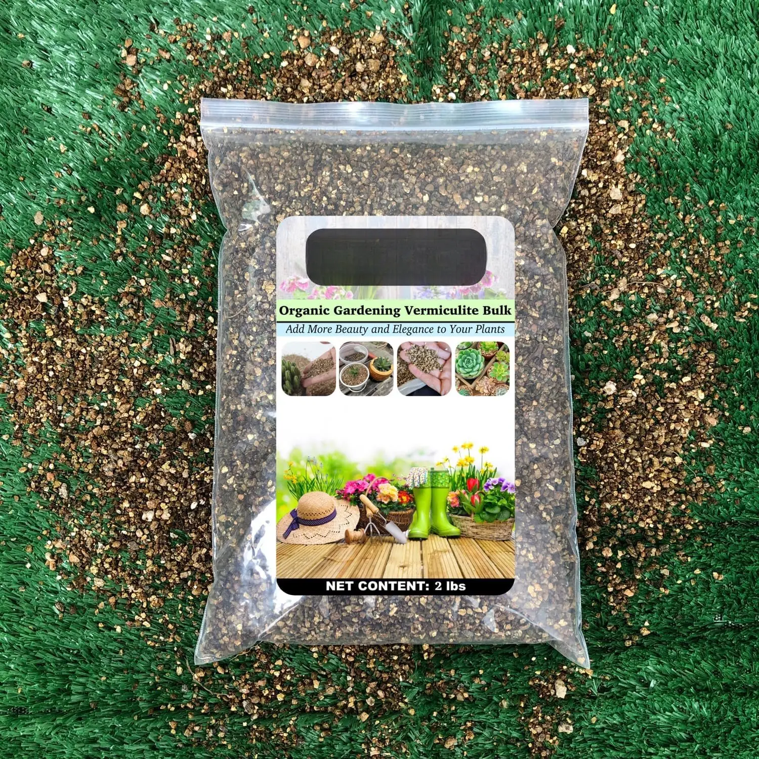 1lbs/2lbs Horticultural Vermiculite Bulk, Vermiculite for ,Hydroponics, Terrariums, Orchids, Mushroom Or Reptile Habitats (1lb)