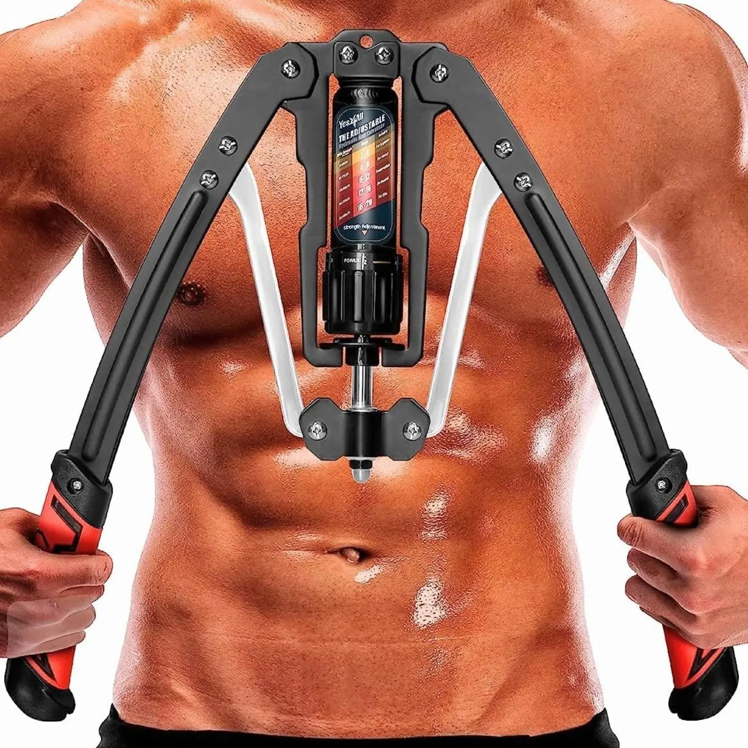 Wrist and Forearm Blaster, Build Massive Grip Strength & Muscles with Steel Wrist Roller & Forearm Roller, Heavy Duty Arm Blaster Fits 1" & 2" Weight Plates, Improve Lifting Power