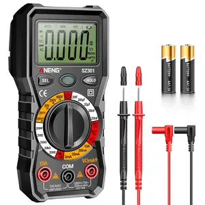A Man's Tools ANENG Digital Multimeter with Case,DC AC Voltmeter,Ohm Volt Amp Meter,Measures Voltage,Current,Resistance,Continuity,Diodes,Electric Tools for Househould Outlet,Automotive Battery Test